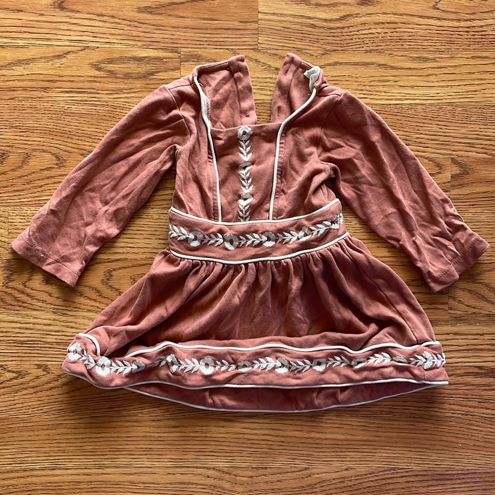 Kate Quinn embroidered cotton dress - 18-24m - like new